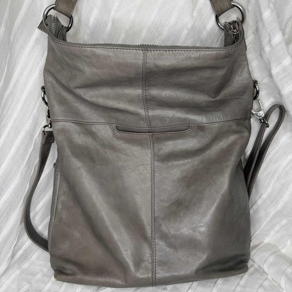 Hobo International Explorer Slouchy Leather Convertible Shoulder / Crossbody Bag - Picture 3 of 15